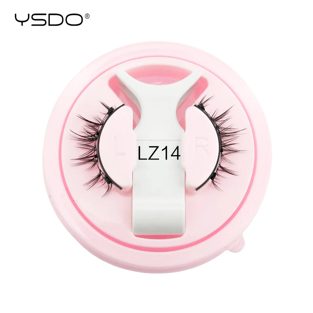 Gracefully Glowing™ Magnetic 3D Mink Lashes – Reusable, No-Glue Winged Lashes with Applicator