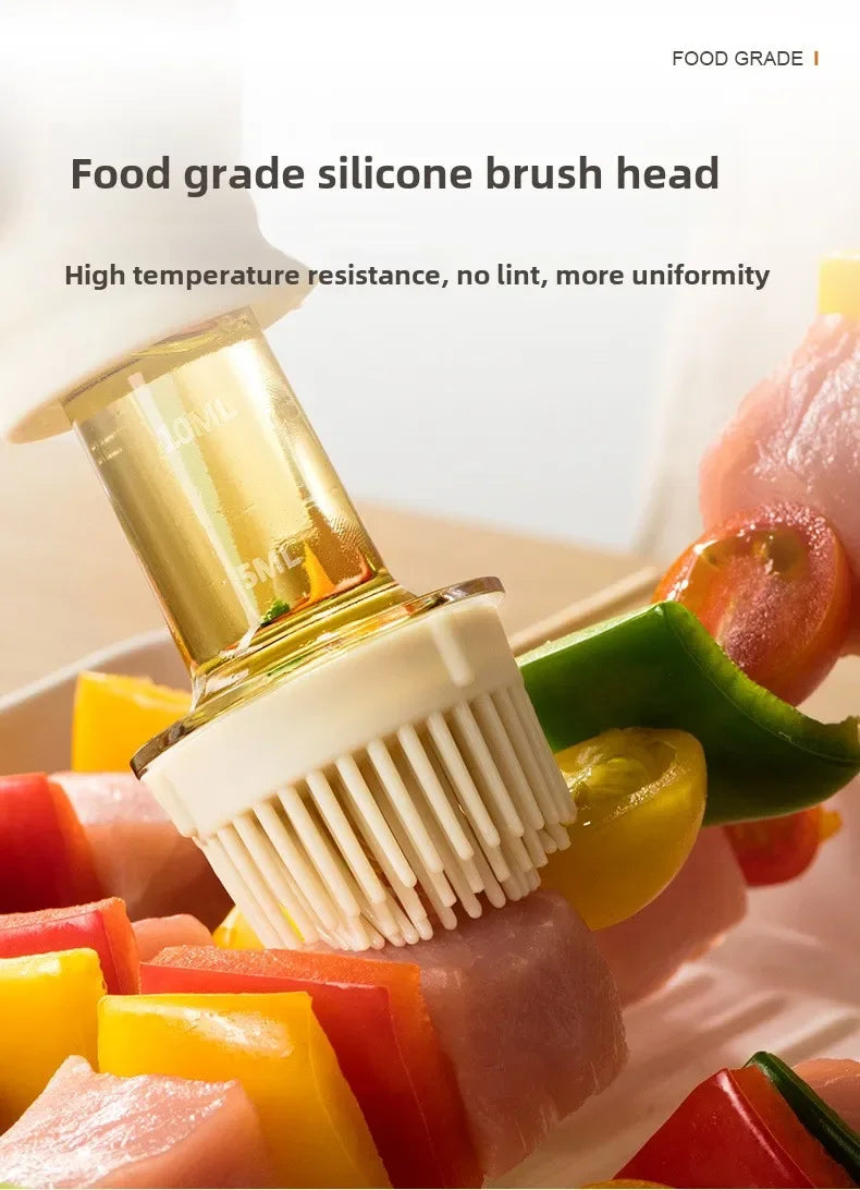 Gracefully Glaze™ Oil Dispenser & Basting Brush Combo