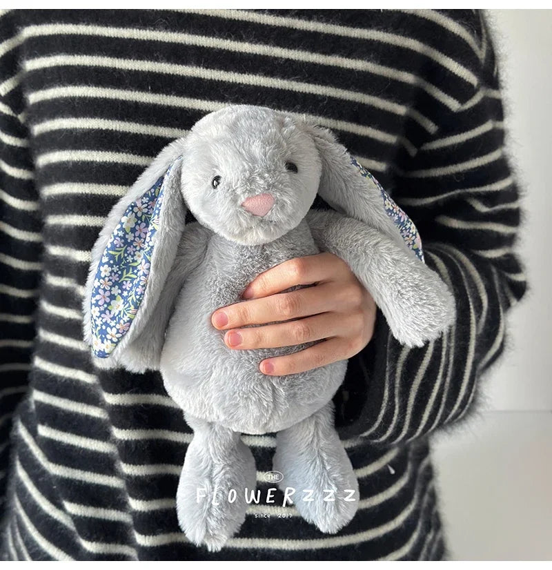 Flora Bunny Plush – Soft Rabbit Toy with Floral Ears (22cm)