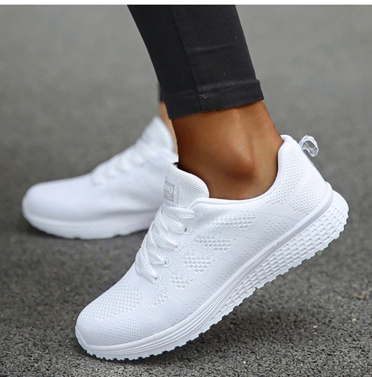 2025 New Fashion Women's Sneakers Plus Size Shoes Women Trainers Casual Sneaker Woman Lace Up Female Sneakers Tenis Feminino