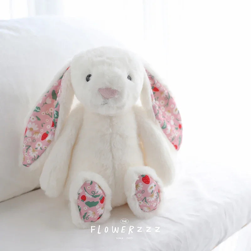 Flora Bunny Plush – Soft Rabbit Toy with Floral Ears (22cm)