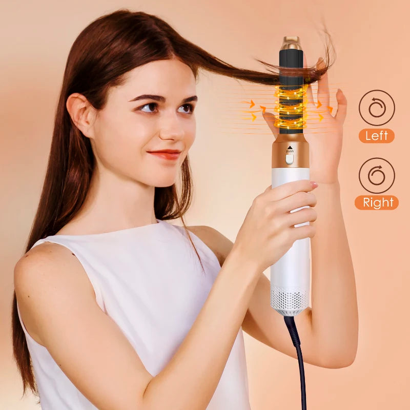 ✨ 5-in-1 Hair Styling Set – Volume, Curls & Shine Without the Heat Damage