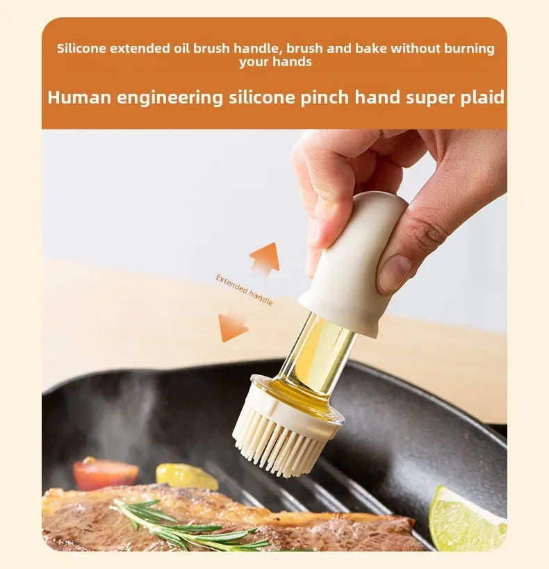 Gracefully Glaze™ Oil Dispenser & Basting Brush Combo