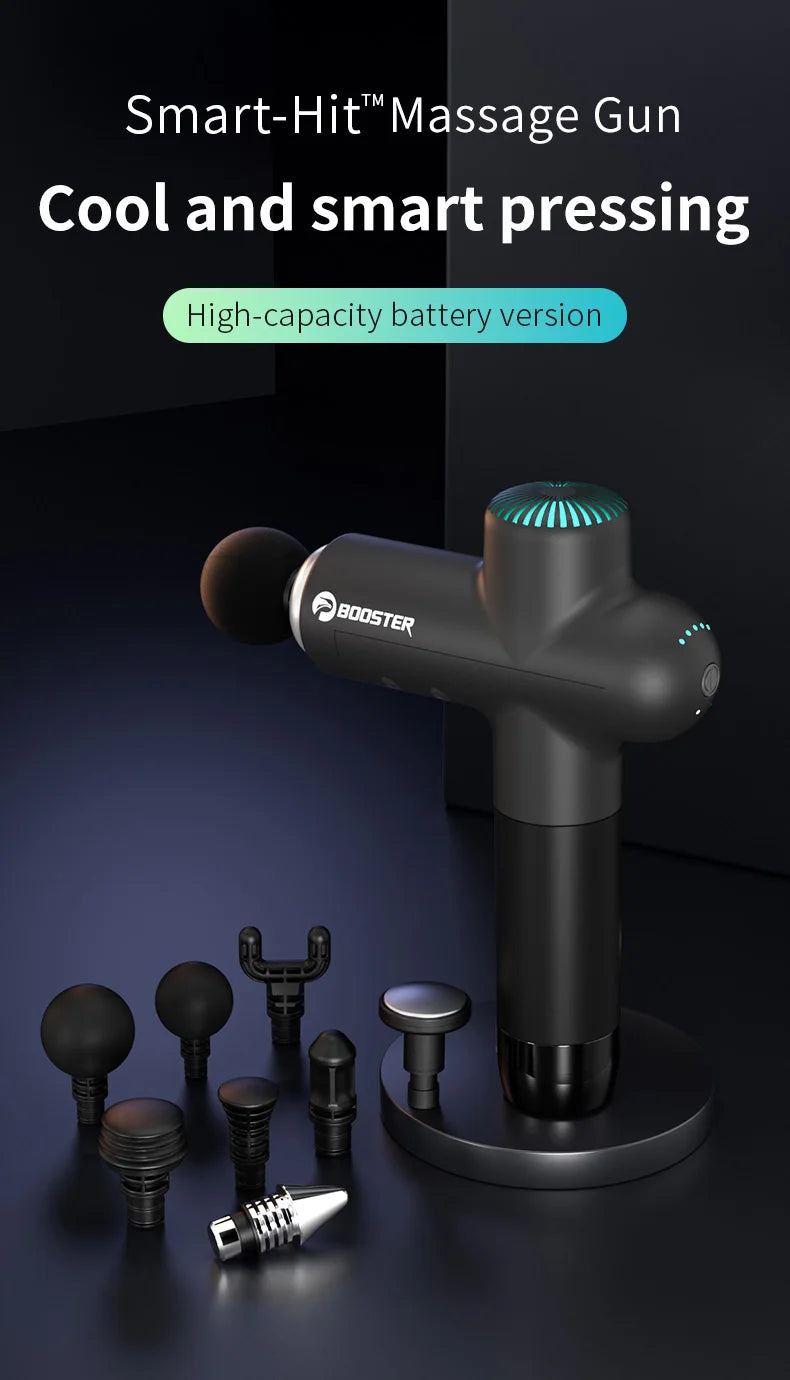 Glow & Go Deep Tissue Massage Gun – Muscle Relief On Demand