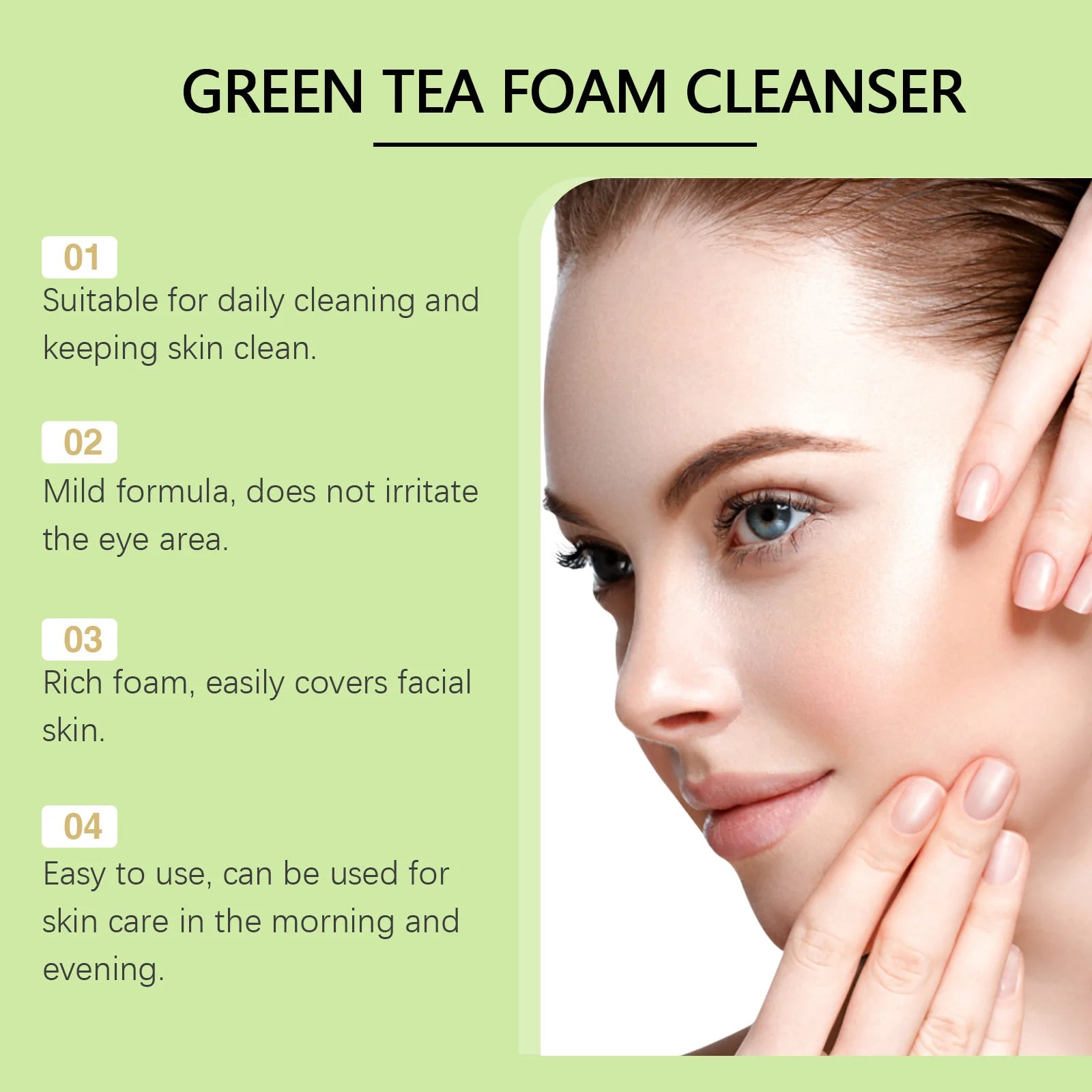 Botanical Glow Green Tea Cleanser – Purify & Refresh (100ml)