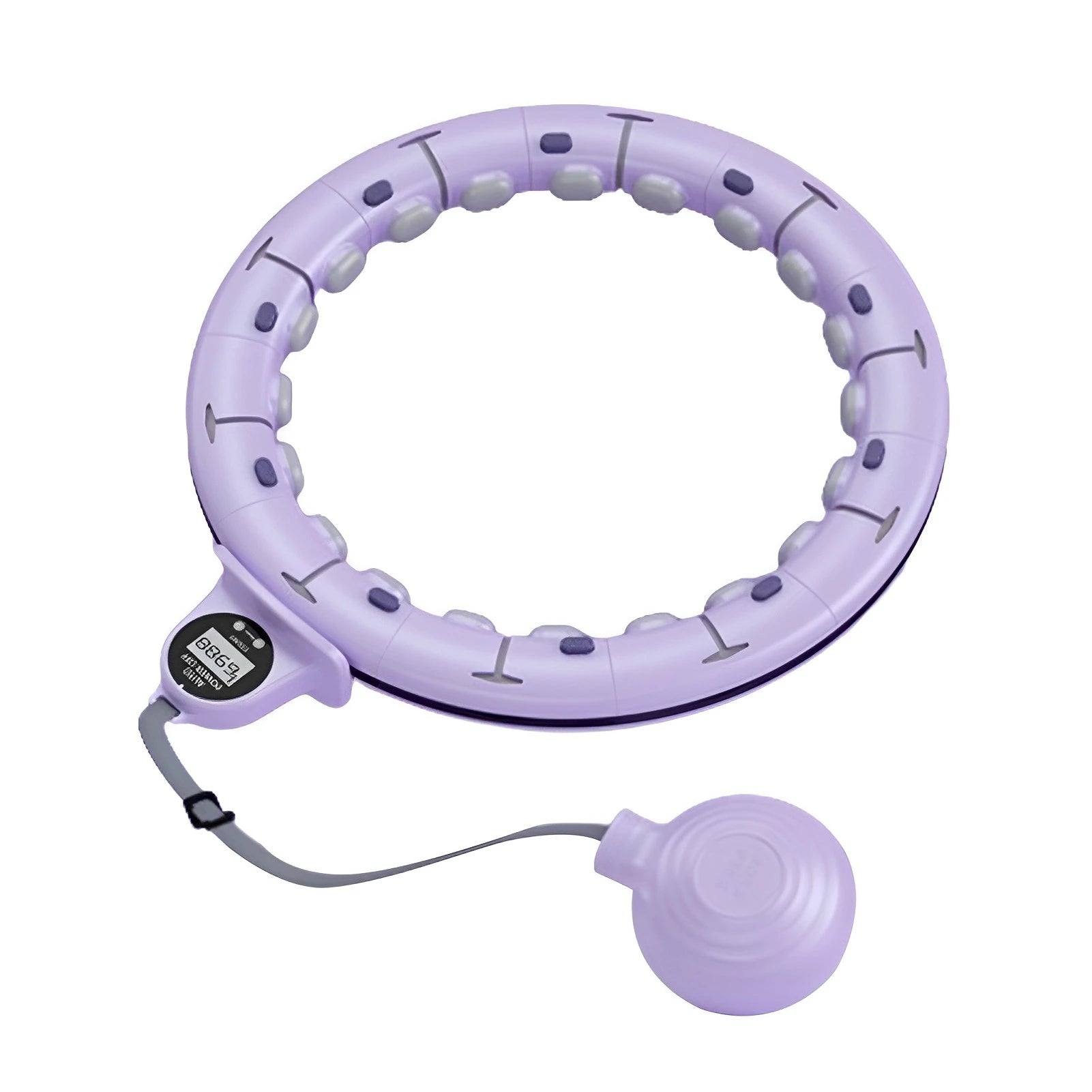 Smart Weighted Fitness Hula Hoop with Counter – Adjustable & Fat-Burning