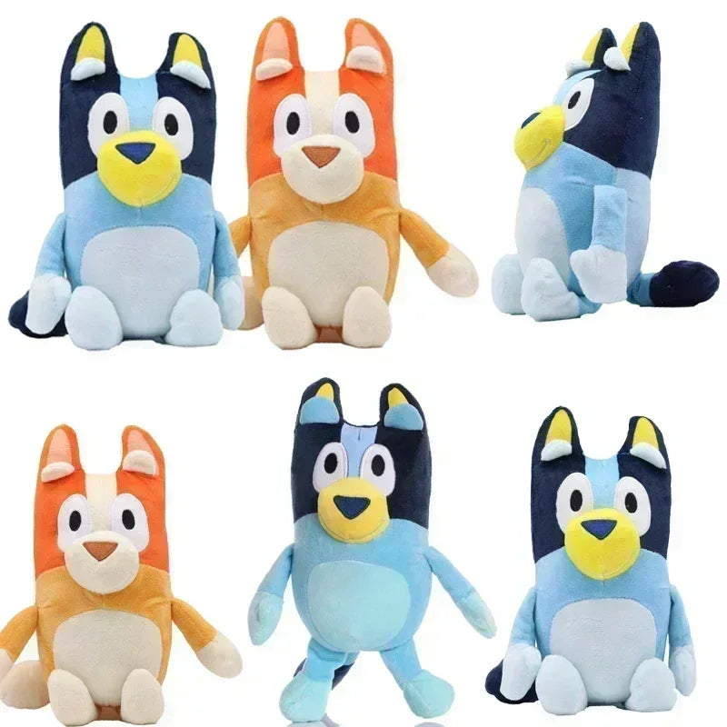 Bluey & Friends Plush Collection – Soft Cartoon Dog Toys (15cm / 30cm)