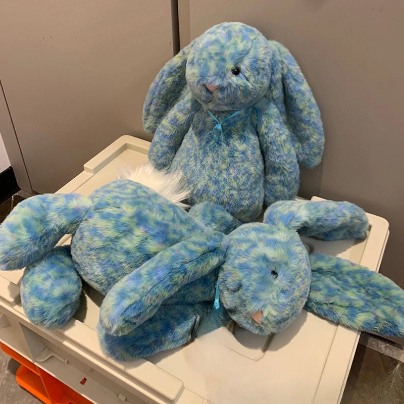 Snuggle Bunny Plush – Soothing Stuffed Rabbit Toy (Blue or White)