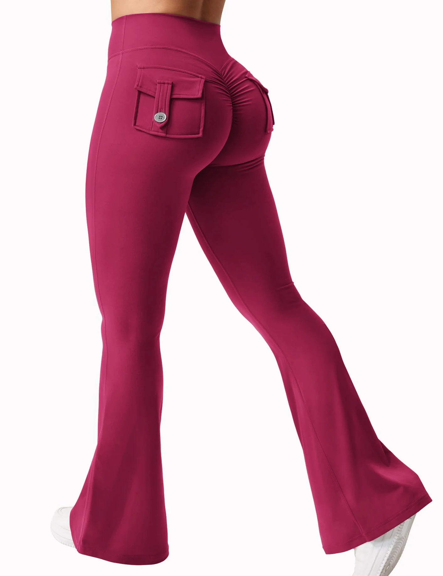 Wide-Leg Yoga Pocket Leggings