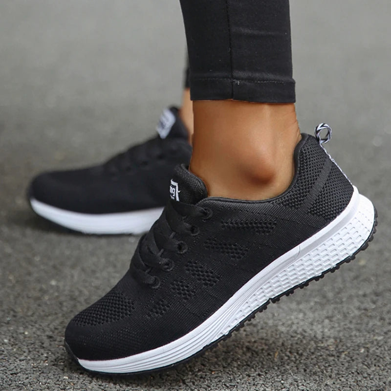 2025 New Fashion Women's Sneakers Plus Size Shoes Women Trainers Casual Sneaker Woman Lace Up Female Sneakers Tenis Feminino