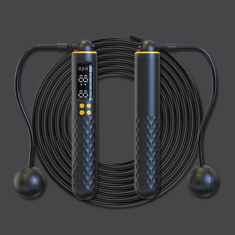 Glow & Go Digital Smart Jump Rope – USB Rechargeable with Calorie Counter