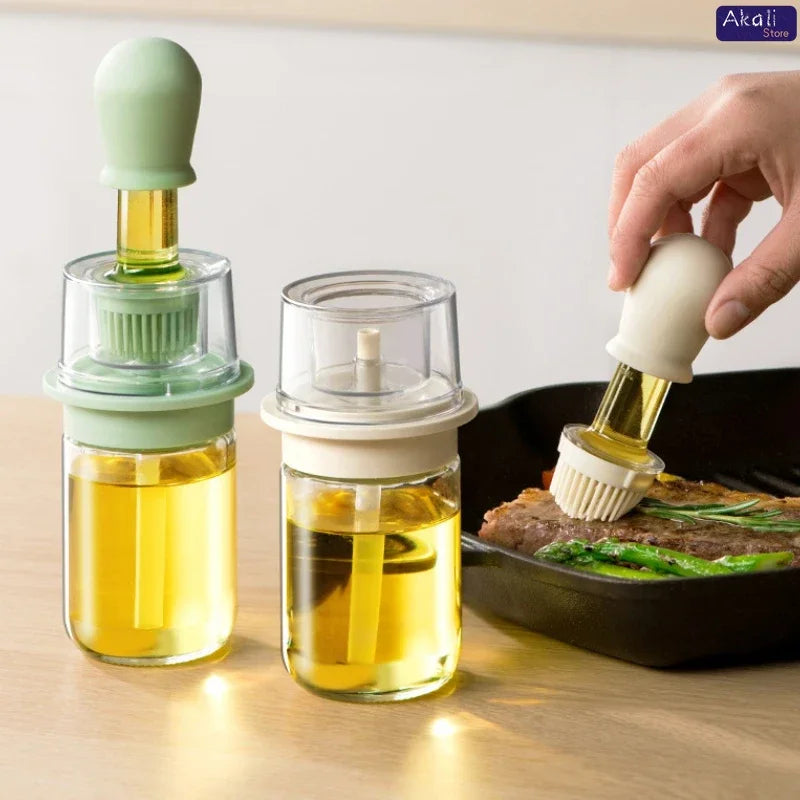 Gracefully Glaze™ Oil Dispenser & Basting Brush Combo