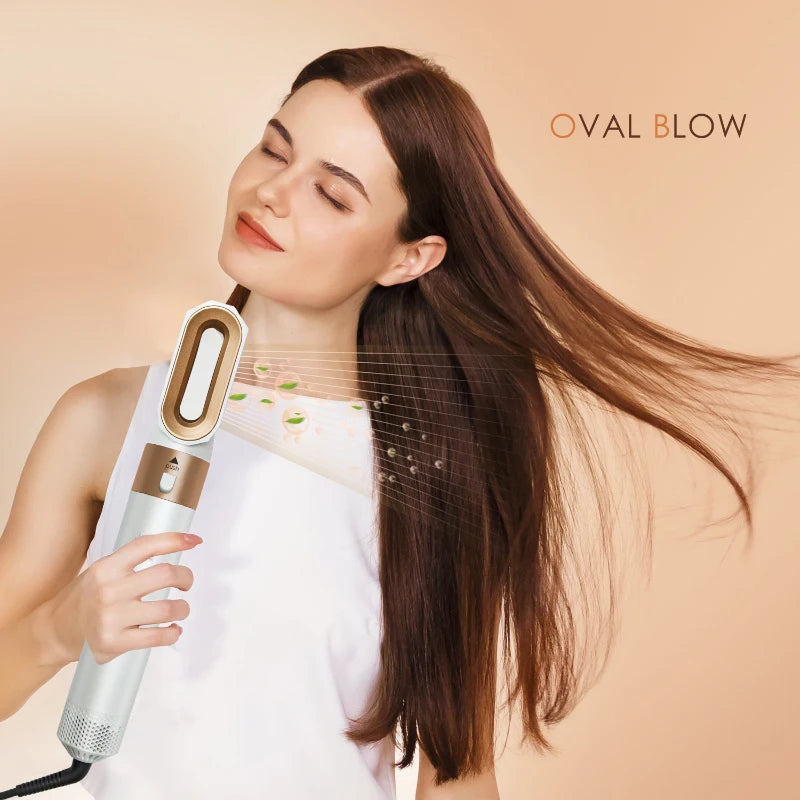 ✨ 5-in-1 Hair Styling Set – Volume, Curls & Shine Without the Heat Damage