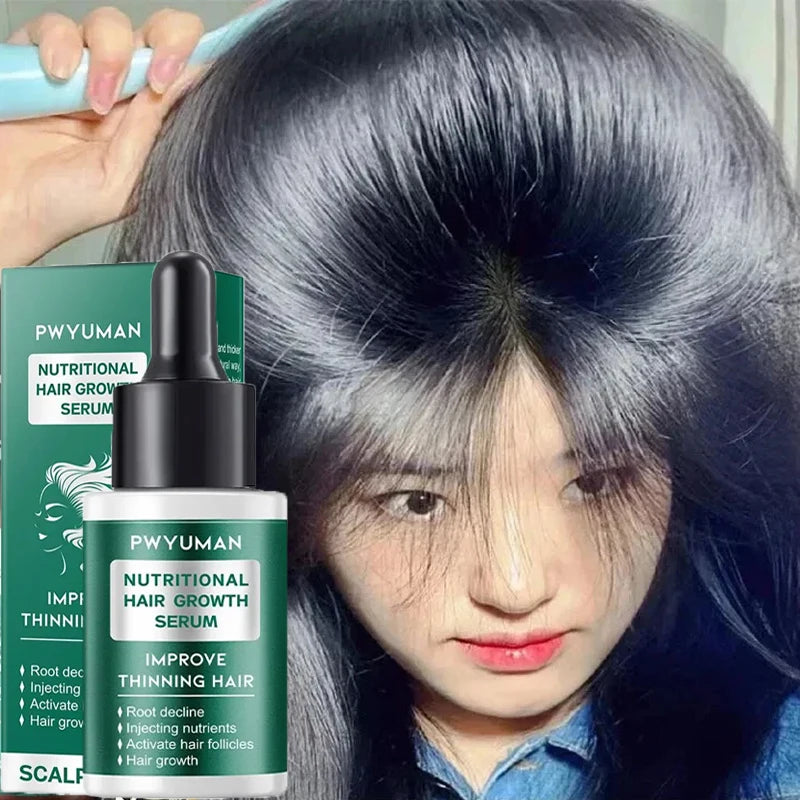 Gracefully Glowing™ Ginger Root Hair Growth Serum – Scalp Nourishing Anti-Hair Loss Treatment (30ml)