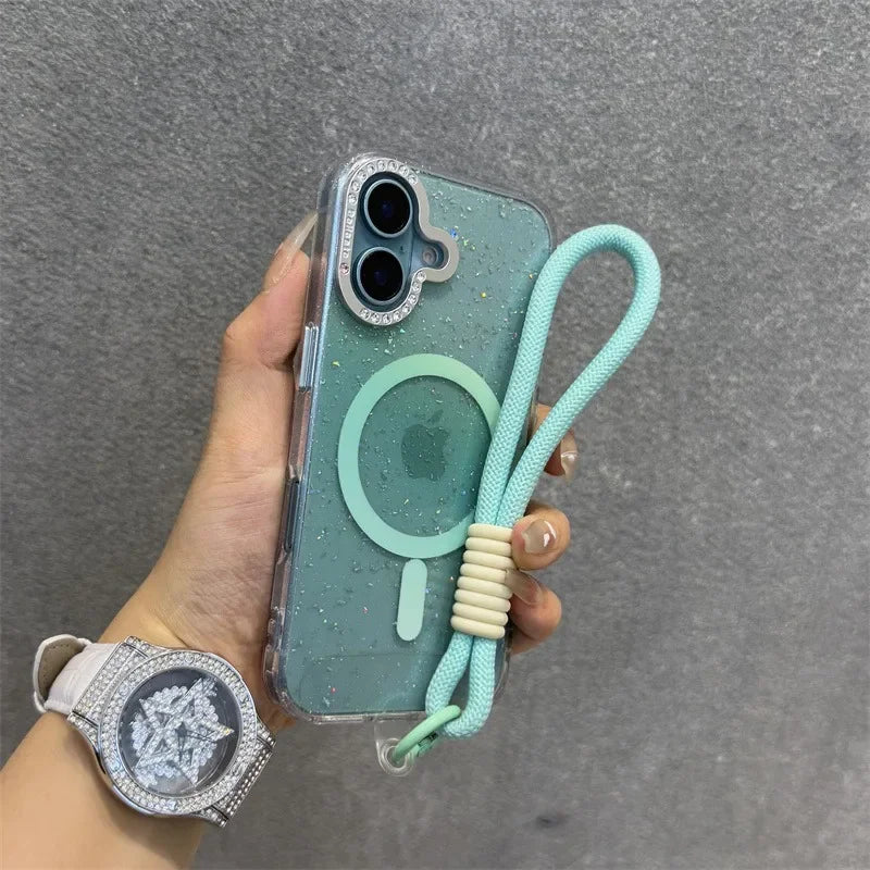 GM GlowTech Luxe Grip Case – Glitter Diamond Edition (Magsafe)