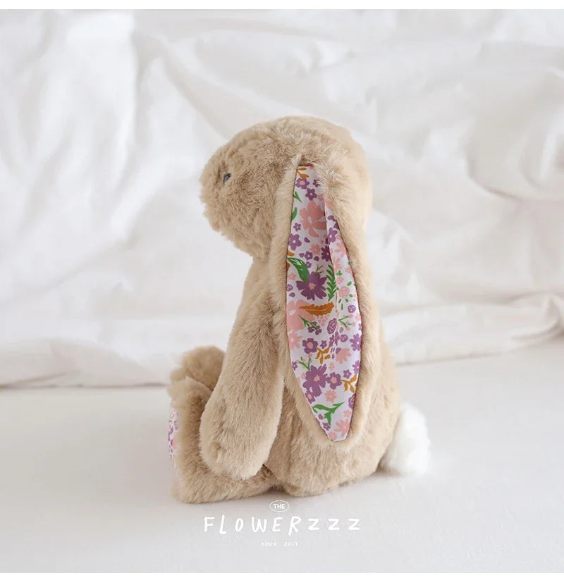 Flora Bunny Plush – Soft Rabbit Toy with Floral Ears (22cm)