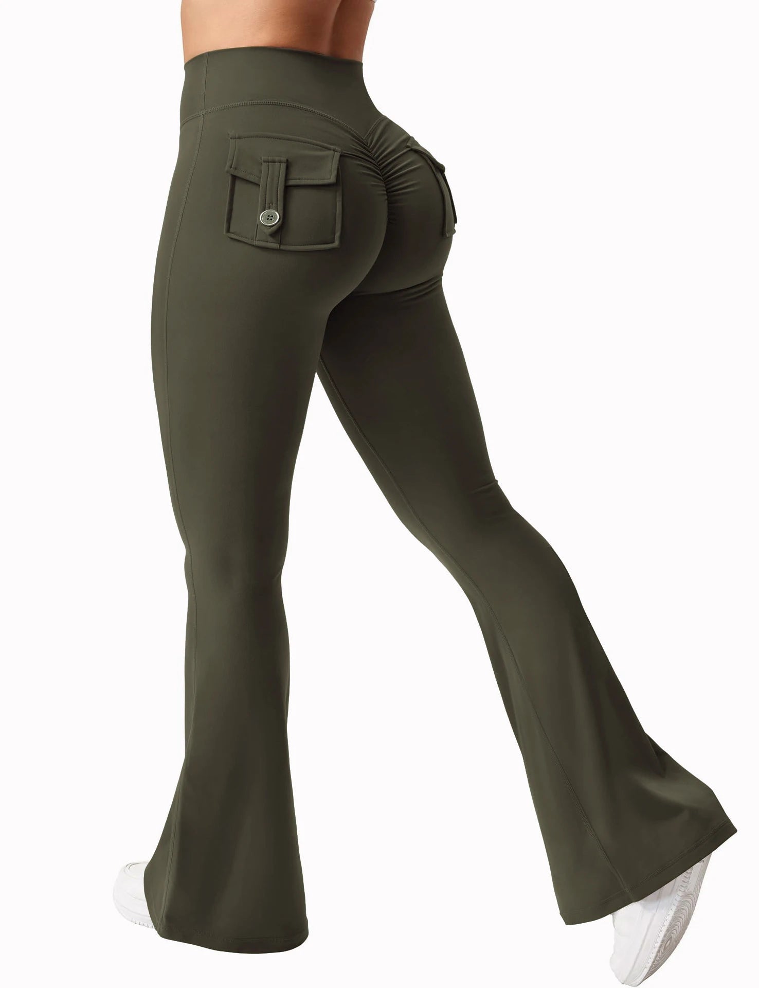 Wide-Leg Yoga Pocket Leggings