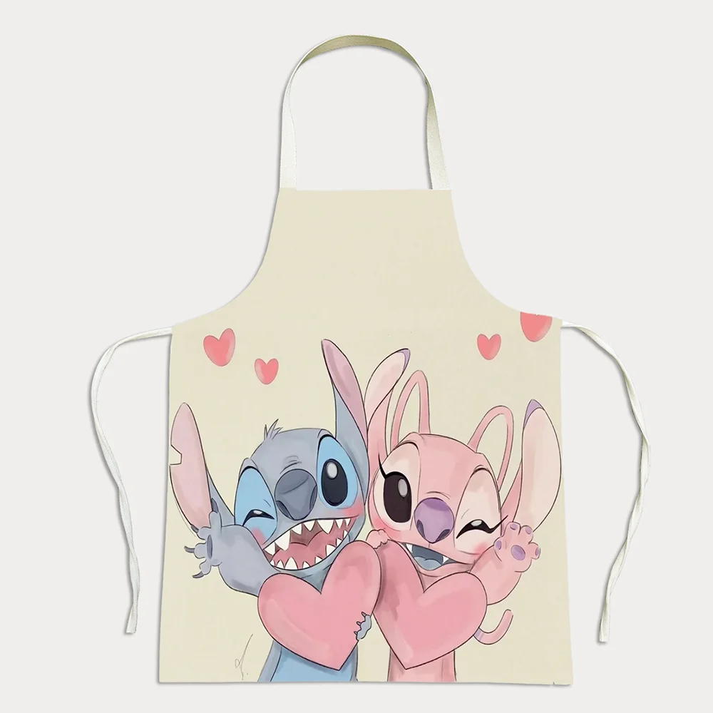 Mommy & Me Stitch Apron Set – Matching Cartoon Kitchen & Craft Aprons