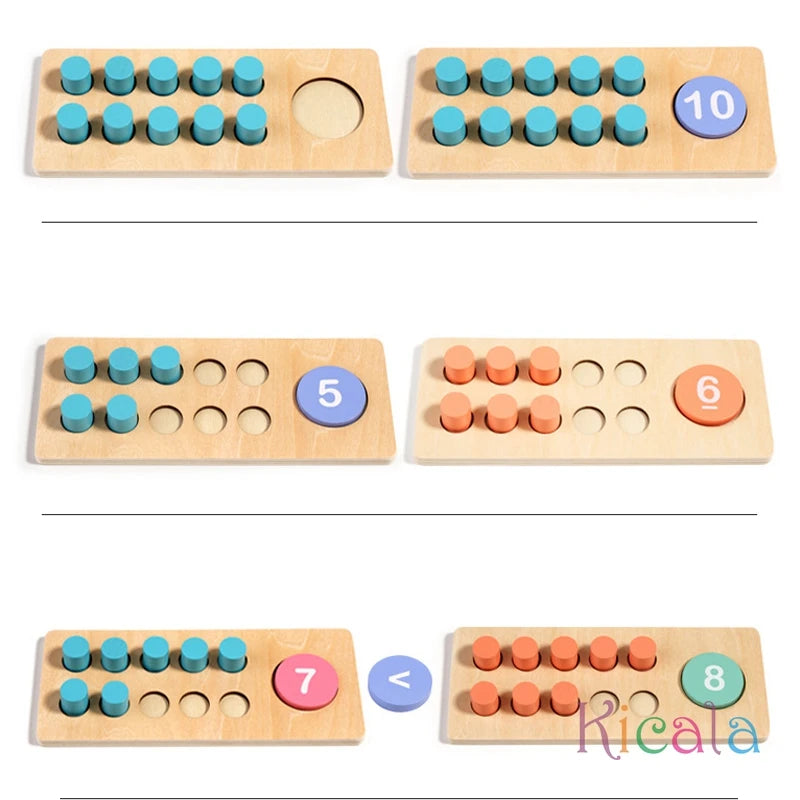 Montessori Math Magic Kit – Wooden Learning Toy + Bonus Printable