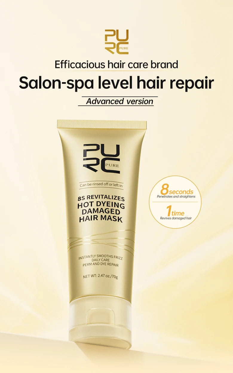 ✨ PURC 8-Second Repair Hair Mask – For Radiance That Starts at the Roots ✨