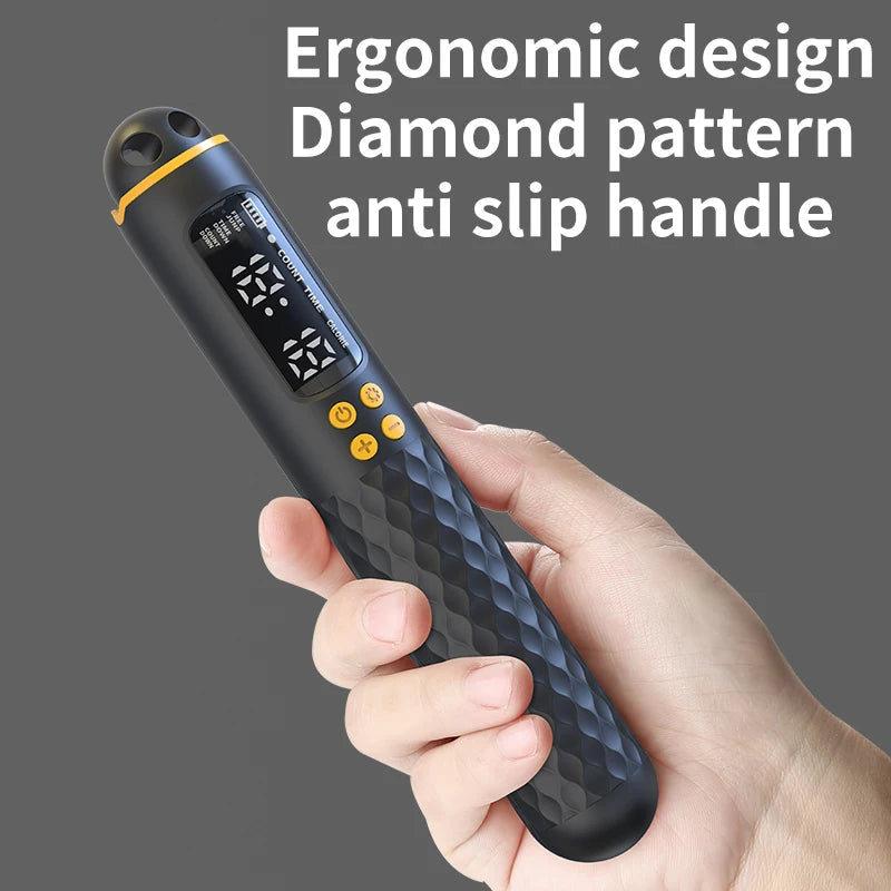 Glow & Go Digital Smart Jump Rope – USB Rechargeable with Calorie Counter