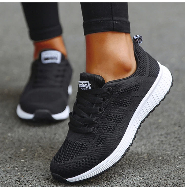 2025 New Fashion Women's Sneakers Plus Size Shoes Women Trainers Casual Sneaker Woman Lace Up Female Sneakers Tenis Feminino