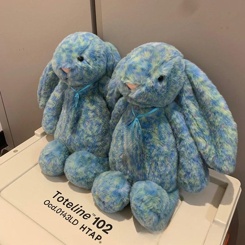 Snuggle Bunny Plush – Soothing Stuffed Rabbit Toy (Blue or White)