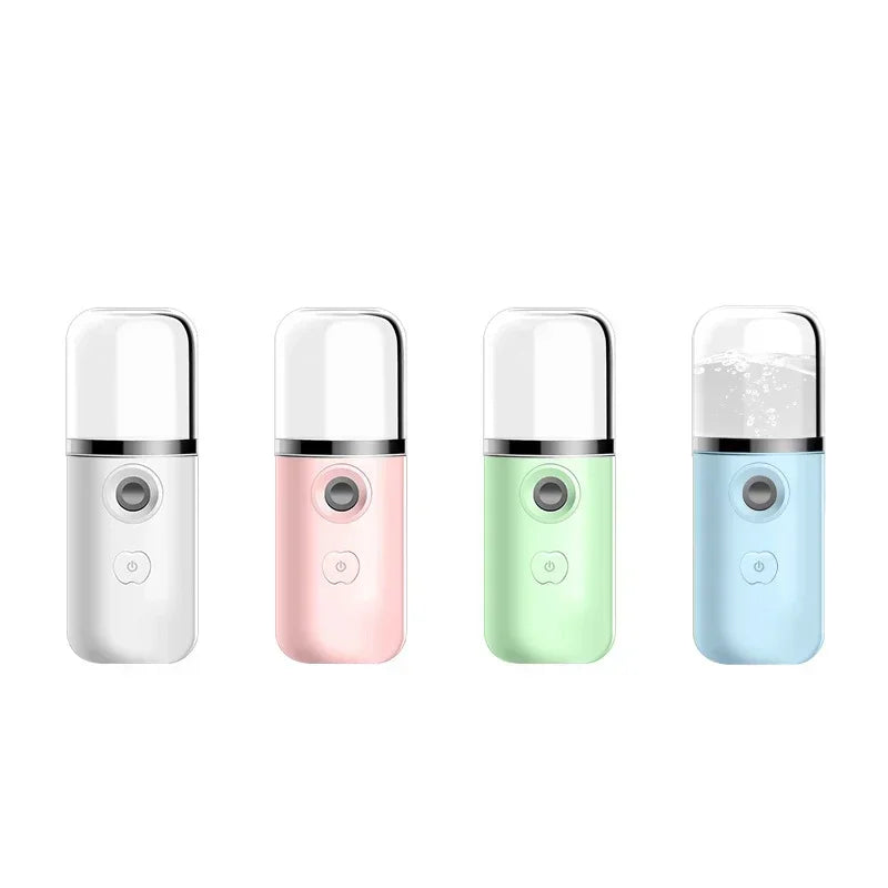 Gracefully Glowing Mini Nano Facial Mister – Hydrating Mist Steamer