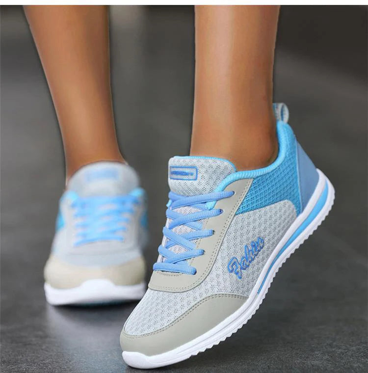 Women's Sneakers Comfortable Women's Shoes Fashion Women's Summer Sneakers Mesh Sneaker Woman Lace-Up Tennis Designer Shoes