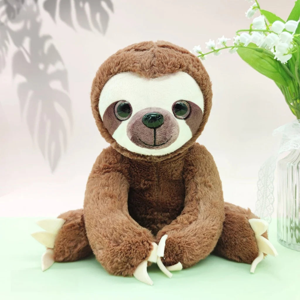 Snuggle Sloth Plush – Ultra-Soft Stuffed Animal (Grey or Brown)