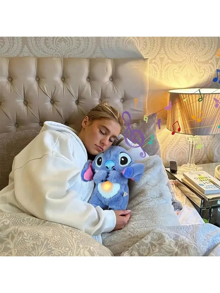 Stitch Breathing Plush – Light-Up Musical Comfort Toy with Calming Rhythm