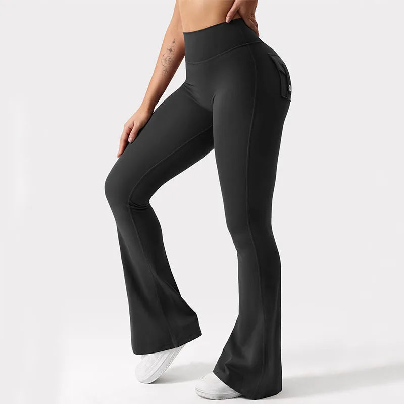 Wide-Leg Yoga Pocket Leggings