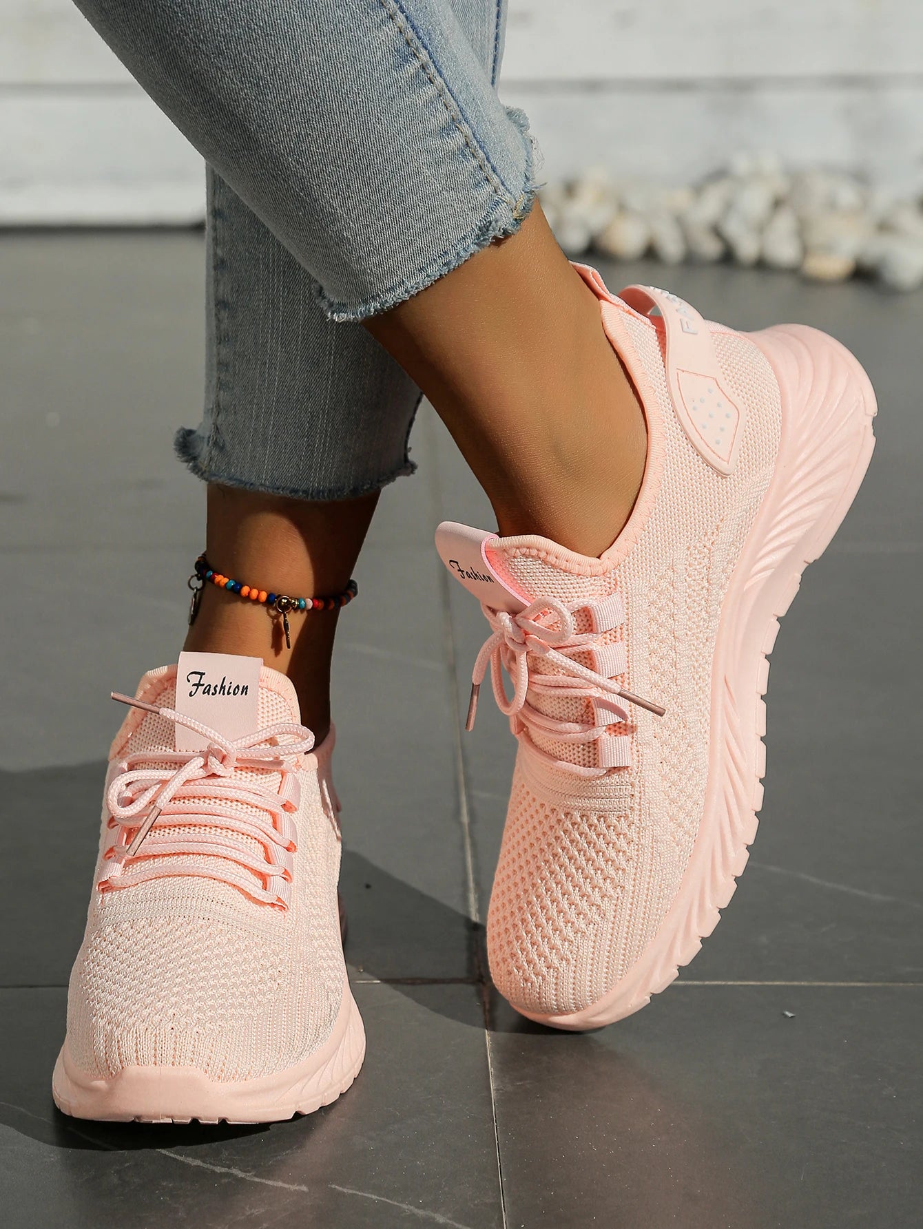 Women’s Casual Sneakers – 2025 Trendy Fly Weave Lightweight Sport & Leisure Shoes