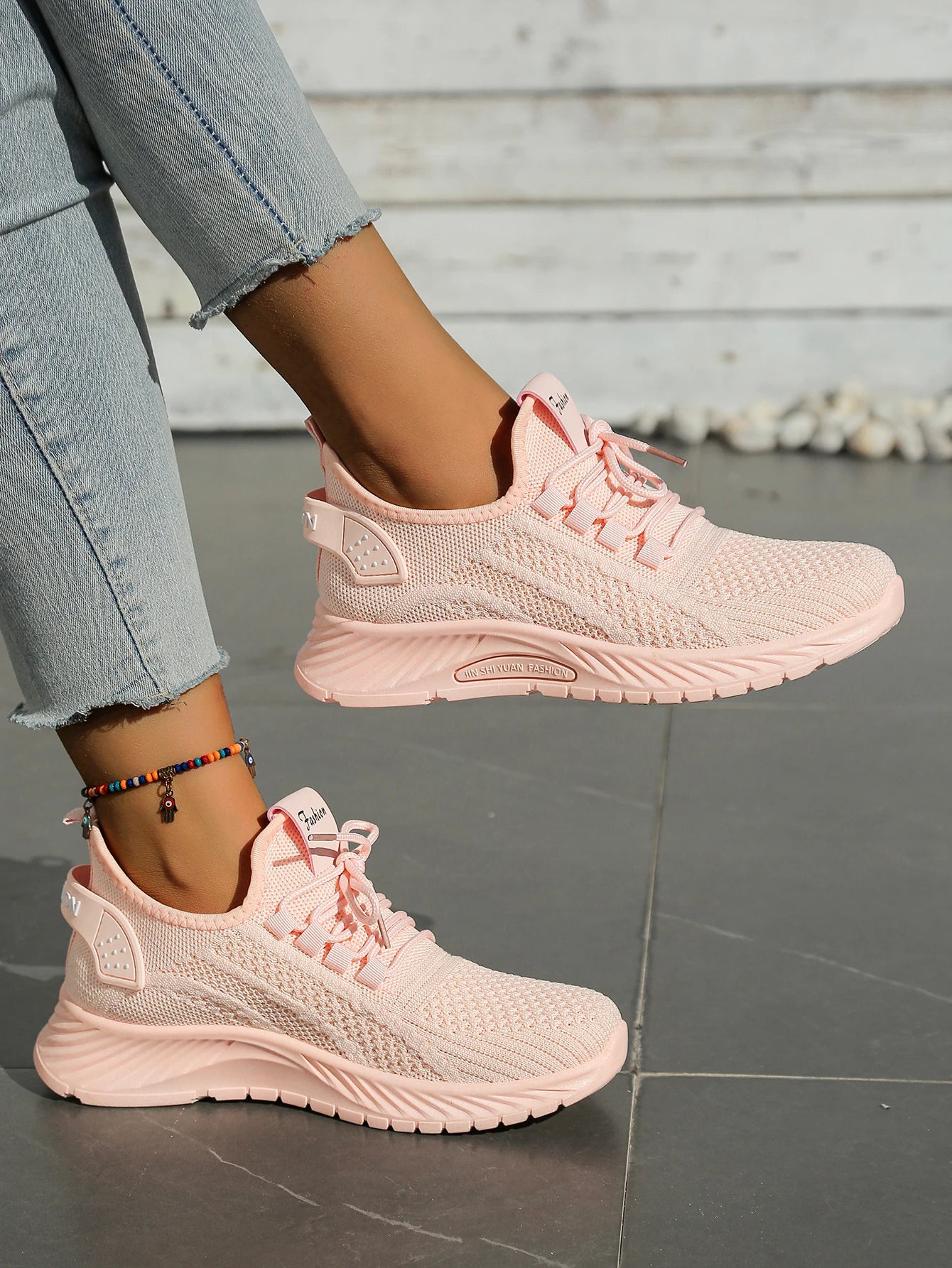 Women’s Casual Sneakers – 2025 Trendy Fly Weave Lightweight Sport & Leisure Shoes