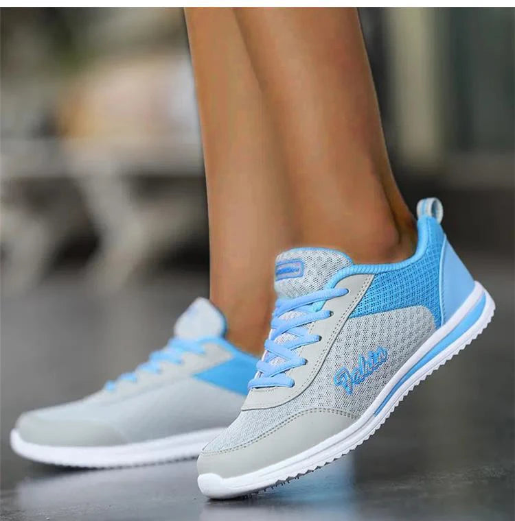 Women's Sneakers Comfortable Women's Shoes Fashion Women's Summer Sneakers Mesh Sneaker Woman Lace-Up Tennis Designer Shoes