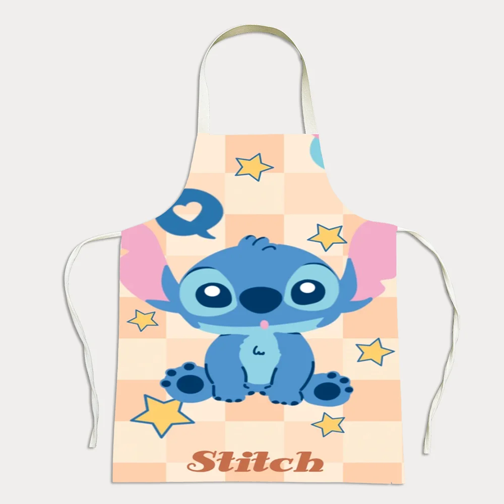 Mommy & Me Stitch Apron Set – Matching Cartoon Kitchen & Craft Aprons