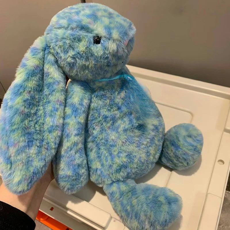 Snuggle Bunny Plush – Soothing Stuffed Rabbit Toy (Blue or White)