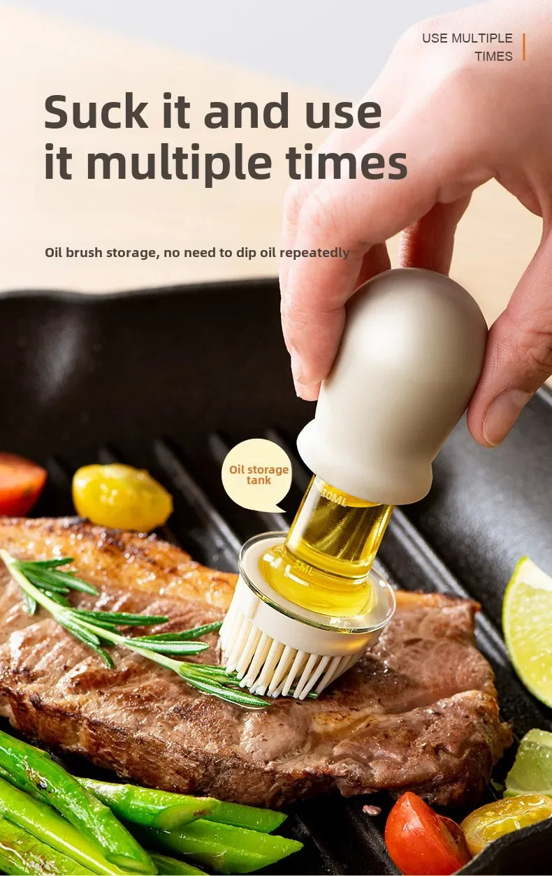 Gracefully Glaze™ Oil Dispenser & Basting Brush Combo