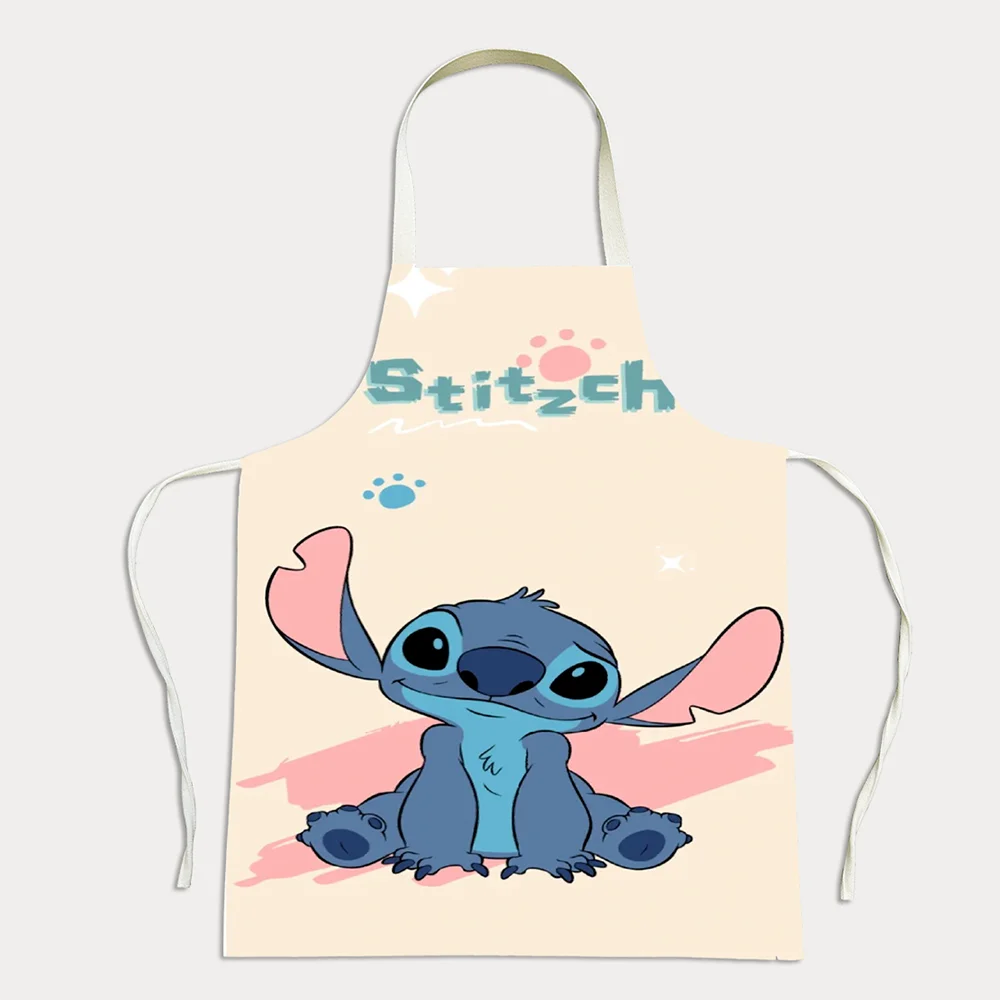 Mommy & Me Stitch Apron Set – Matching Cartoon Kitchen & Craft Aprons
