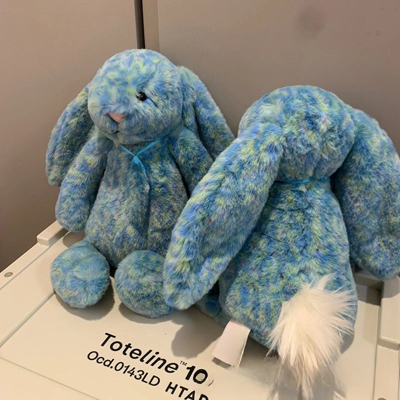 Snuggle Bunny Plush – Soothing Stuffed Rabbit Toy (Blue or White)