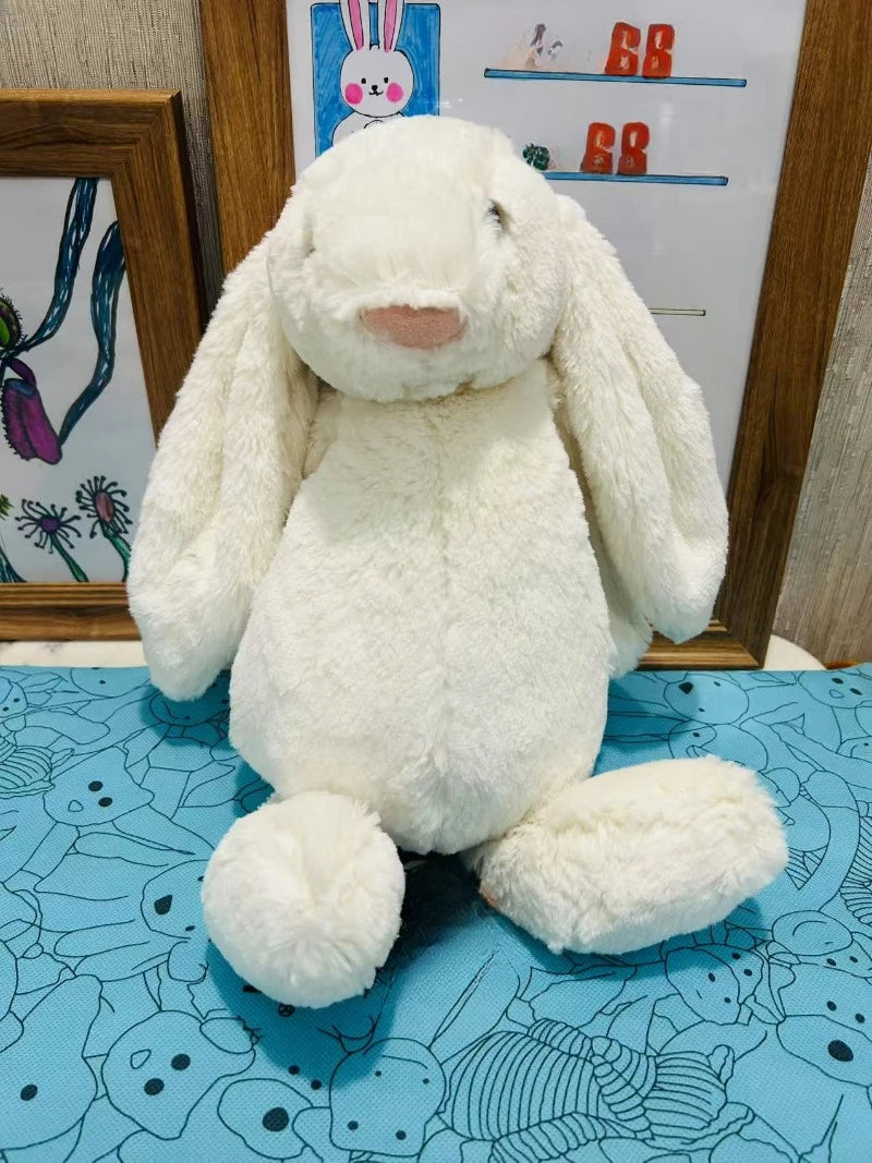 Snuggle Bunny Plush – Soothing Stuffed Rabbit Toy (Blue or White)