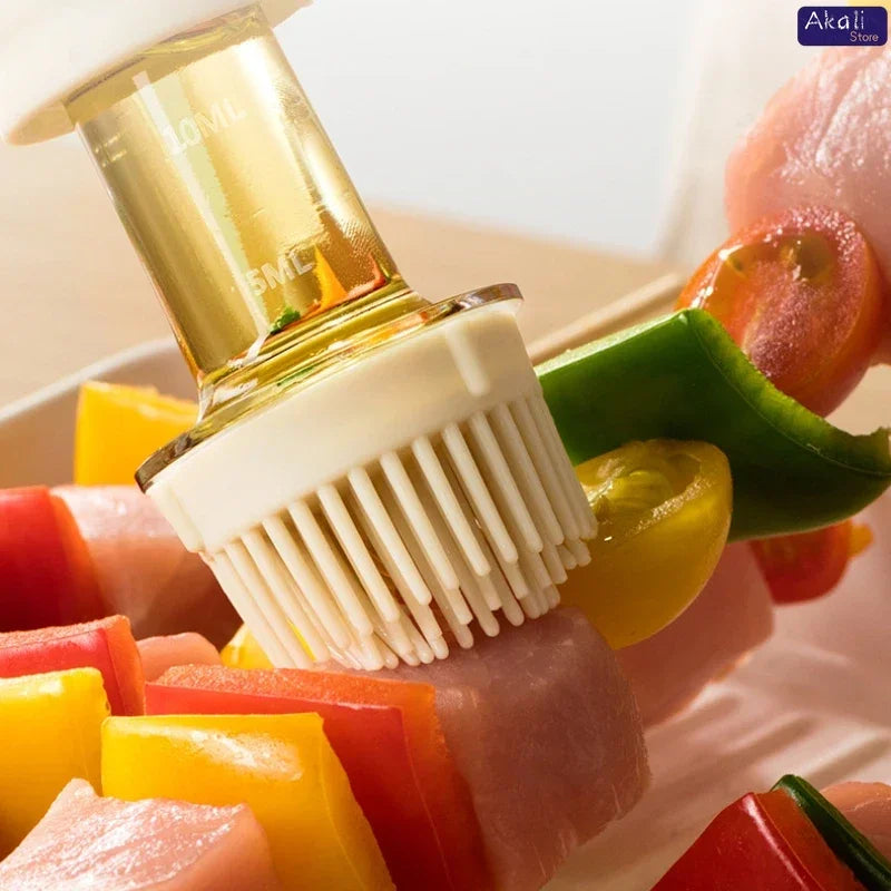 Gracefully Glaze™ Oil Dispenser & Basting Brush Combo