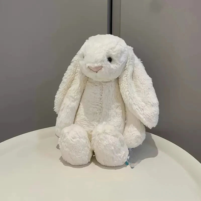 Snuggle Bunny Plush – Soothing Stuffed Rabbit Toy (Blue or White)