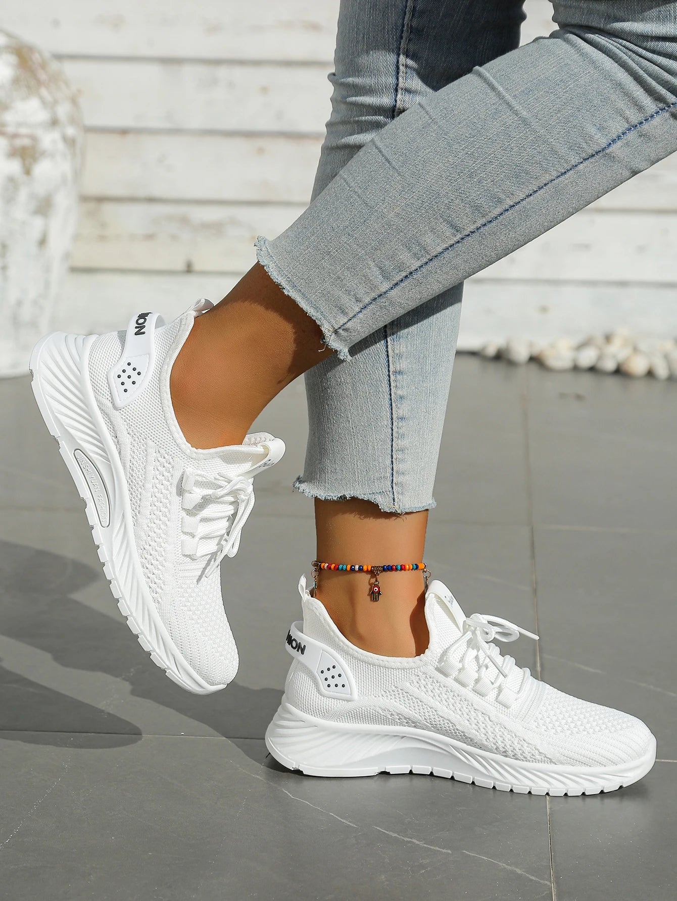 Women’s Casual Sneakers – 2025 Trendy Fly Weave Lightweight Sport & Leisure Shoes