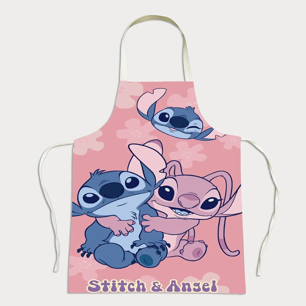Mommy & Me Stitch Apron Set – Matching Cartoon Kitchen & Craft Aprons