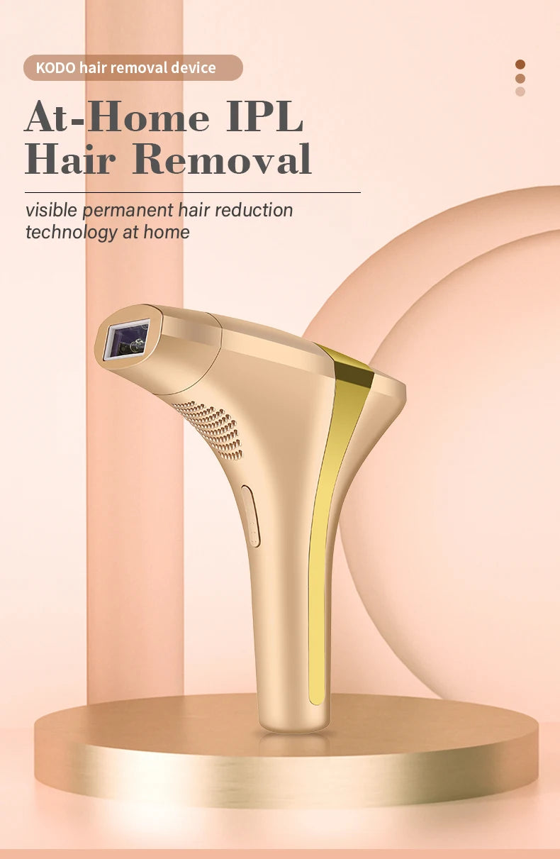 Gracefully Glowing 4-in-1 Ice IPL Hair Removal & Skin Rejuvenation Device