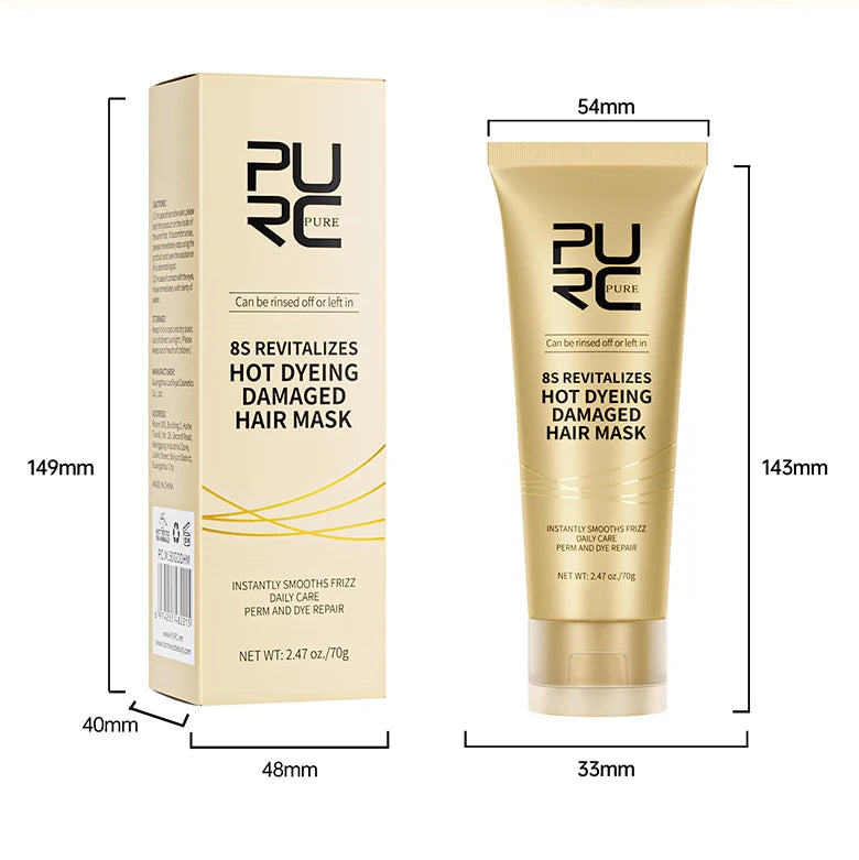 ✨ PURC 8-Second Repair Hair Mask – For Radiance That Starts at the Roots ✨