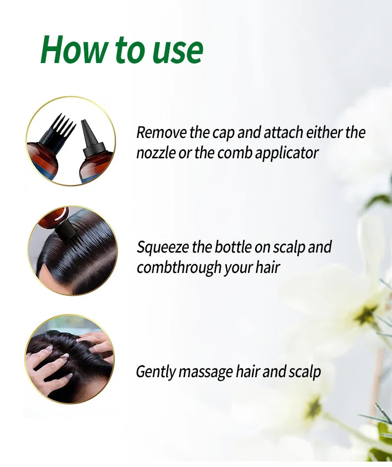 🧴 Gracefully Glowing Herbal Hair Oil – Choose Rosemary or Tea Tree