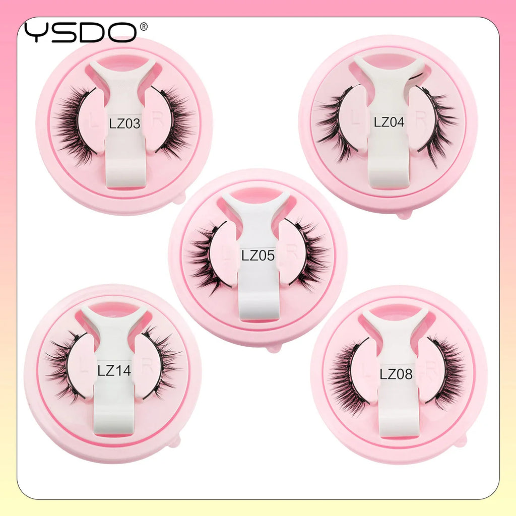 Gracefully Glowing™ Magnetic 3D Mink Lashes – Reusable, No-Glue Winged Lashes with Applicator
