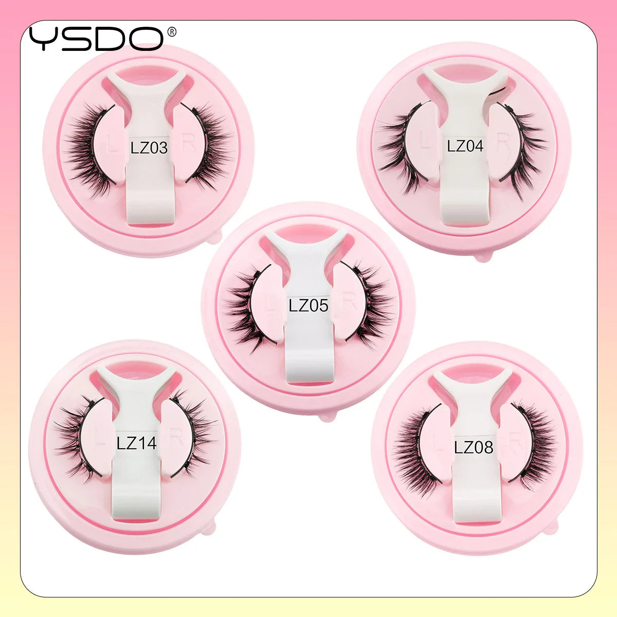 Gracefully Glowing™ Magnetic 3D Mink Lashes – Reusable, No-Glue Winged Lashes with Applicator
